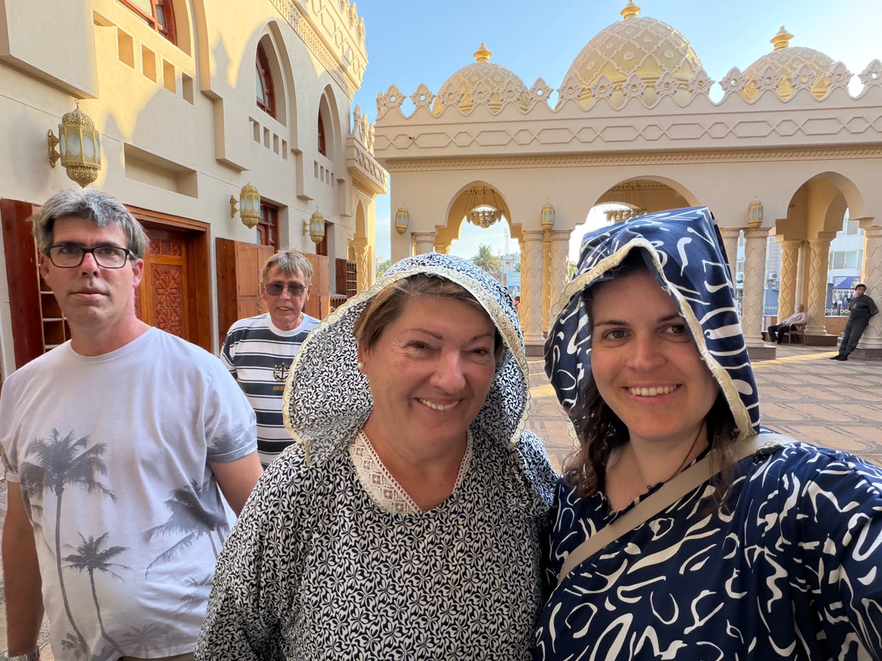 Amara Hurghada Trip guests on a mosque visit